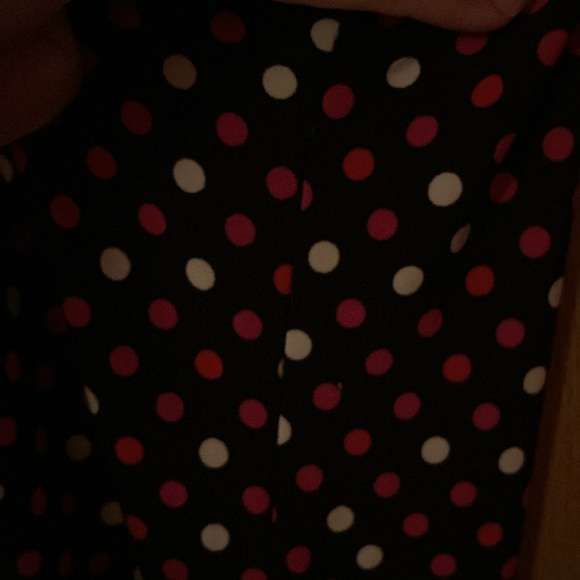 Tommy Hilfiger women’s black and polka dot peplum top - Picture 6 of 11